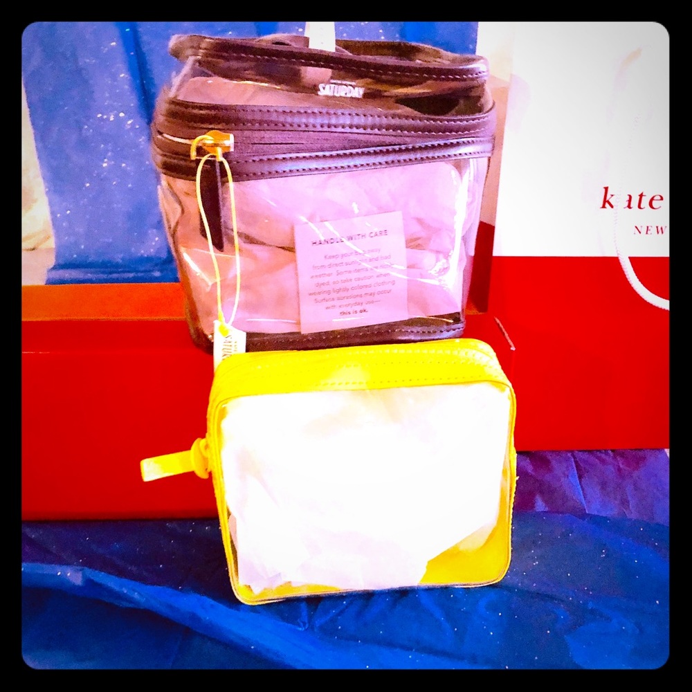 💯AUTH NWT Kate Spade ♠️ 2 Travel cases 🎁🌲🎁